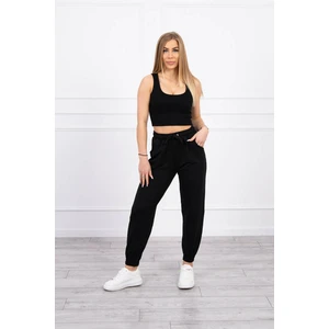 Set of top+pants black