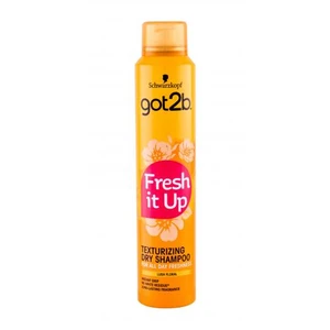 Schwarzkopf Got2b Fresh It Up Texturizing 200 ml suchý šampon pro ženy na všechny typy vlasů