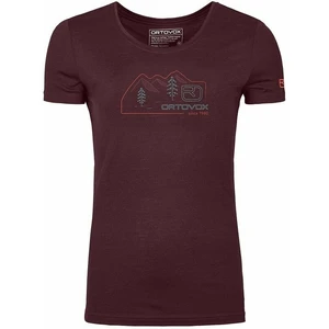 Ortovox Maglietta outdoor 140 Cool Vintage Badge T-Shirt W Winetasting M