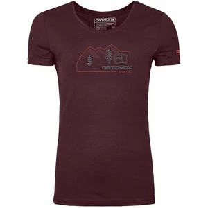Ortovox T-shirt outdoor 140 Cool Vintage Badge T-Shirt W Winetasting M