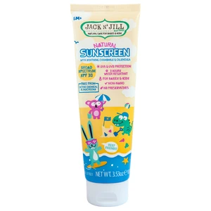 Jack N' Jill Sunscreen přírodní opalovací krém se zklidňujícím výtažkem z heřmánku a měsíčku 100g