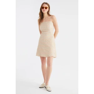 Trendyol Stone Strap Gingham Dress