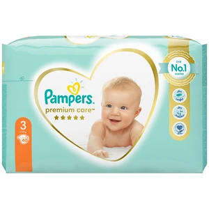 PAMPERS Premium Care jednorázové pleny, vel. 3, 40 ks, 6-10 kg