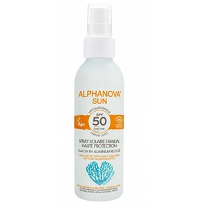 ALPHANOVA SUN opalovací krém sprej rodinný v hliníkovém obalu SPF 50 BIO 150 g