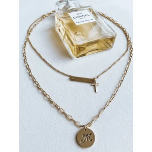 Necklace MARBLE gold Dstreet