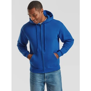 Blue Men's Hoodie Premium Fruit of the Loom