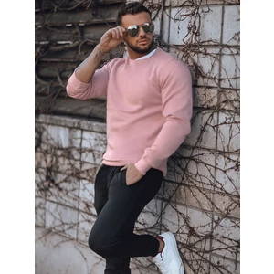 Dstreet men's monochrome pink sweatshirt from