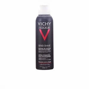 Vichy Homme Anti-Irritation pena na holenie pre citlivú a podráždenú pleť 200 ml