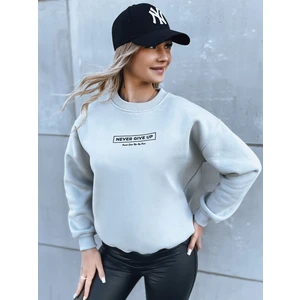 Women's oversize sweatshirt NEVER gray Dstreet