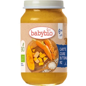BABYBIO Bio mrkev dýně a rýže 200 g