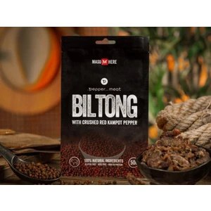 Maso Here - Hovězí Biltong s kampotským pepřem 50g