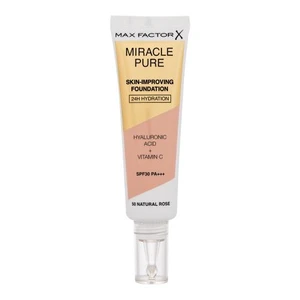 Max Factor Miracle Pure Skin dlhotrvajúci make-up SPF 30 odtieň 50 Natural Rose 30 ml