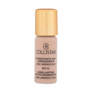 Collistar Long-Lasting Matte SPF10 10 ml make-up tester 2 na všetky typy pleti; na mastnú pleť; na dehydratovanu pleť; proti vráskam