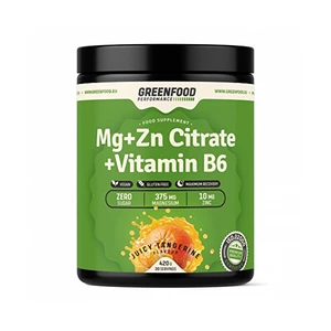 GreenFood Performance MG+Zn Citrat+B6 mango 420g
