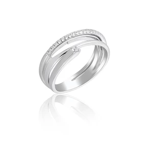 JVD Elegantní stříbrný prsten se zirkony SVLR0391XH2BI 52 mm