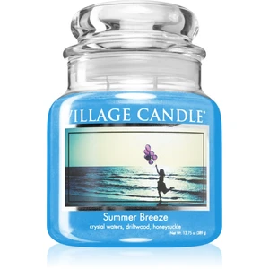 Village Candle Summer Breeze vonná svíčka (Glass Lid) 389 g