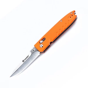Zavírací nůž G746 Ganzo® – Stříbrná čepel – Satin, Oranžová (Barva: Oranžová, Varianta: Stříbrná čepel – Satin)