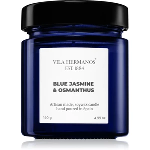 Vila Hermanos Apothecary Cobalt Blue Jasmine & Osmanthus vonná svíčka 140 g