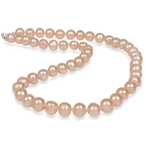 JwL Luxury Pearls Náhrdelník s pravými lososovými perlami JL0267