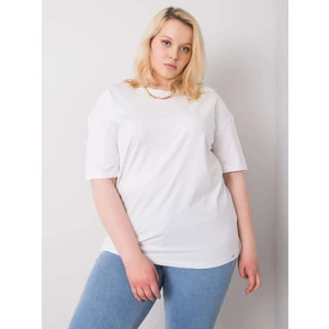Larger white cotton t-shirt