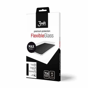 Tvrzené sklo 3mk FlexibleGlass Max pro Huawei P40 Lite, černá