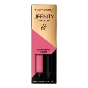 Max Factor Lipfinity Lip Colour dlouhotrvající rtěnka s balzámem odstín 022 Forever Lolita