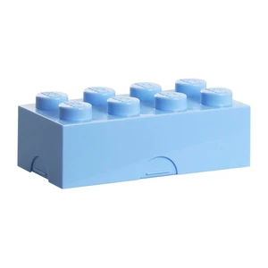 LEGO Box na desiatu 10 x 20 x 75 cm svetlomodrý