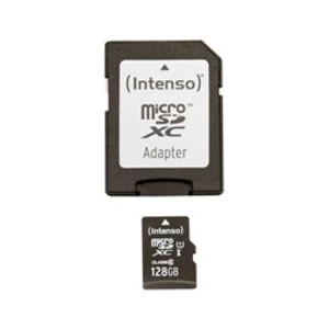 Pamäťová karta micro SDXC, 128 GB, Intenso Premium, Class 10, UHS-I, vr. SD adaptéru