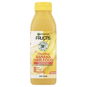 Garnier Fructis Banana Hair Food vyživujúci šampón pre suché vlasy 350 ml