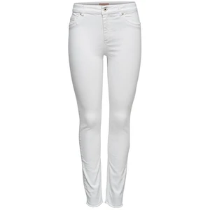 ONLY Dámské slim fit džíny ONLBLUSH 15155438 White L/32