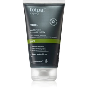 Tołpa Dermo Men Pure mycí gel na obličej s aktivním uhlím 150 ml