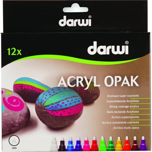 DARWI ACRYL fixy sada 12 x 6 ml [Kreativita, Výtvarné Potřeby]