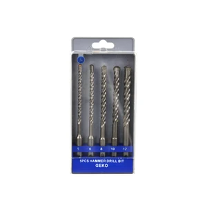 Sada vrtáků do zdiva, 5ks, 5-12mm, SDS PLUS