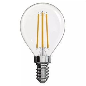 EMOS LED Žiarovka Filament Mini Globe 4W E14, teplá biela