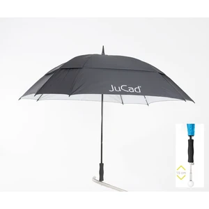 Jucad Telescopic Windproof Umbrella Black