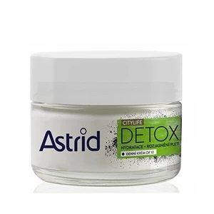 Astrid Hydratační rozjasňující denní krém OF10 Citylife Detox 50 ml