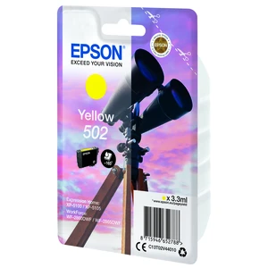 Epson 502 žlutá (yellow) originální cartridge