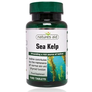 Natures Aid  Jód (z mořského kelpu) 180 tablet