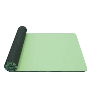 YATE podložka YOGA MAT dvojvrstvová mat. TPE sv.zelená/tm.zelená