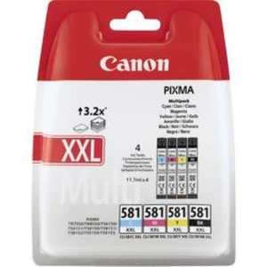 Sada náplní do tlačiarne Canon CLI-581XXL BKCMY 1998C005, foto čierna, zelenomodrá, purpurová, žltá