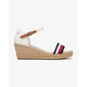 Shimmery Ribbon Wedge Shoes Tommy Hilfiger - Women
