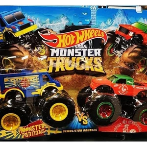 Mattel Hot Wheels Monster trucks demoliční duo Michelangelo a Donatello