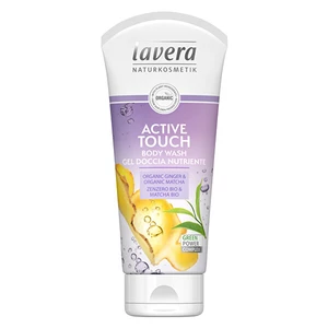 Lavera Sprchový a koupelový gel Active touch Bio zázvor a Bio matcha (Body Wash Gel) 200 ml