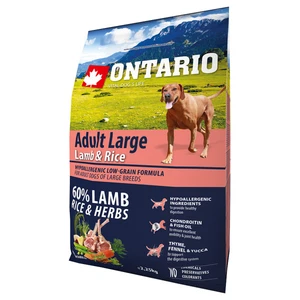 ONTARIO dog ADULT LARGE lamb - 2.25kg