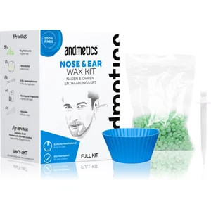 andmetics Wax Kit Nose & Ear epilační vosk pro muže 50 g