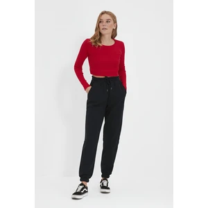Trendyol Sweatpants - Dark blue - Joggers