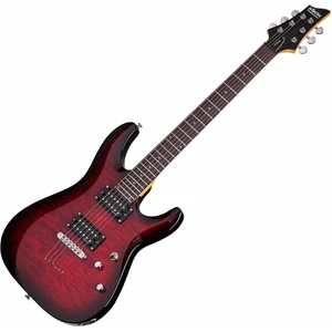 Schecter C-6 Plus See-Thru Cherry Burst