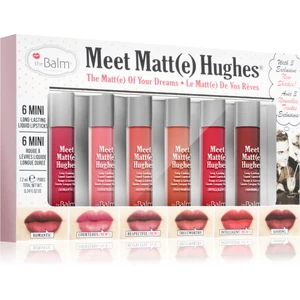 theBalm Meet Matt(e) Hughes Vol. 12 matná sada na pery (6 ks)