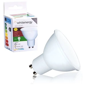 LED izzó WhiteEnergy, MR16(GU10), 5W - 346Lm, meleg fehér - 3000K