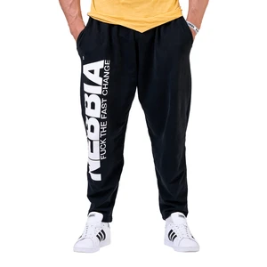 Pánské tepláky Nebbia Beast Mode On 186  Black  M